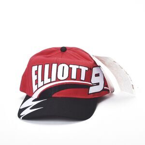 Bill Elliott #9 Nascar Chase Authentics Snap Back Red Baseball Cap NWT